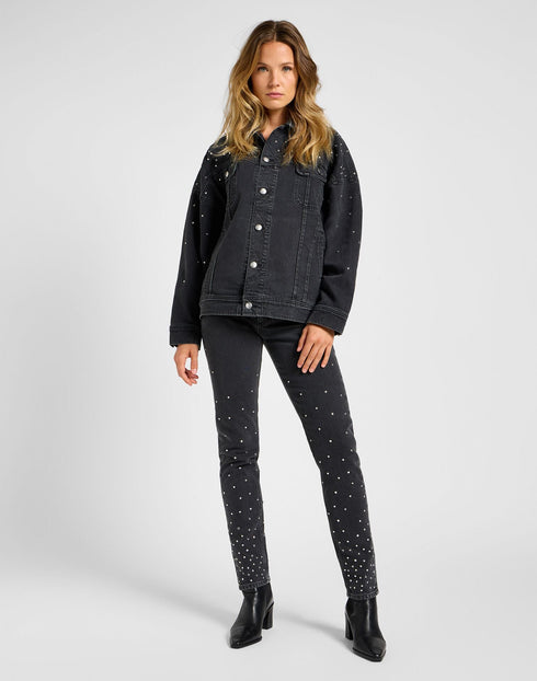 Lee Women's Rider Jacket in Fresh Black